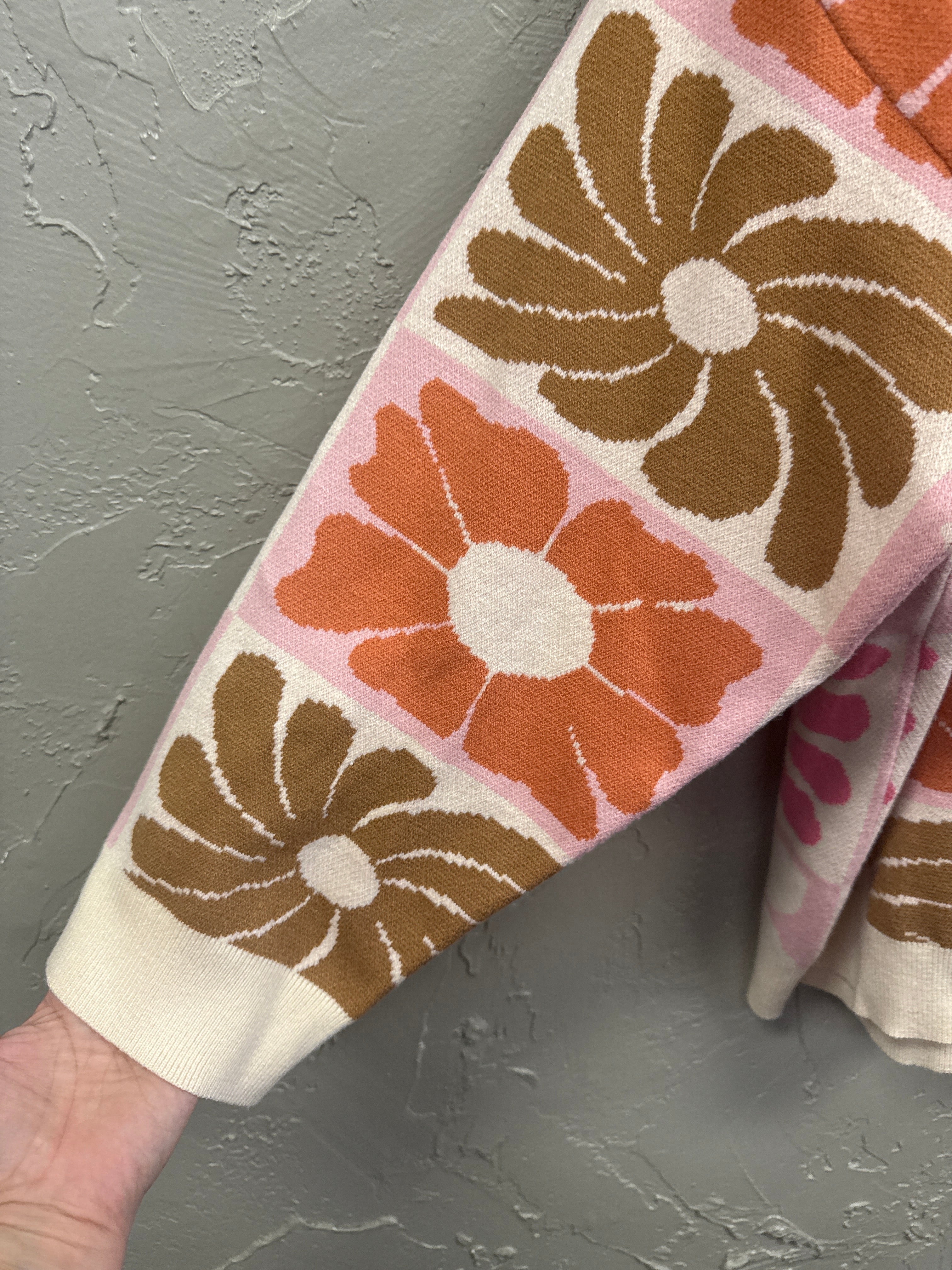 POLAGRAM BOLD BLOSSOMS SWEATER