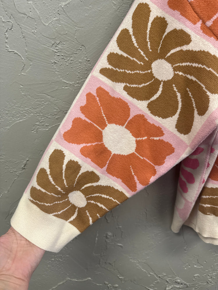 POLAGRAM BOLD BLOSSOMS SWEATER