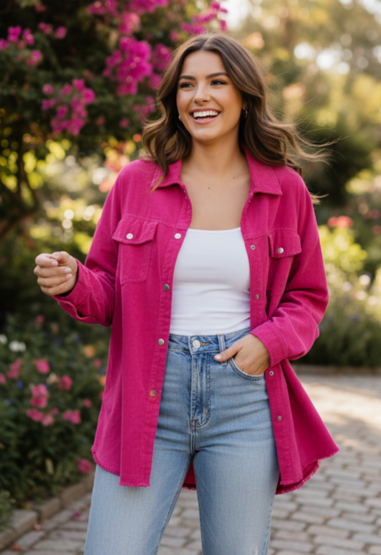 JODIFL OVERSIZED CORDUROY SHIRT