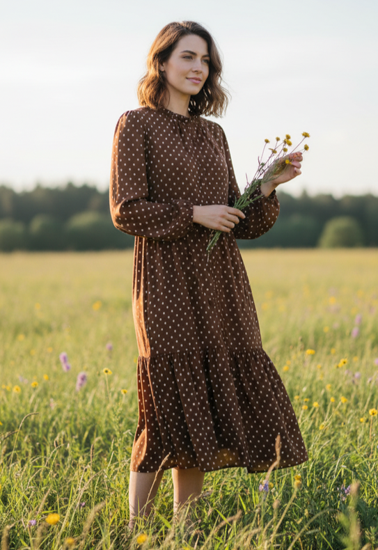 NWT Kori Tiered Midi Dress (org$75)
