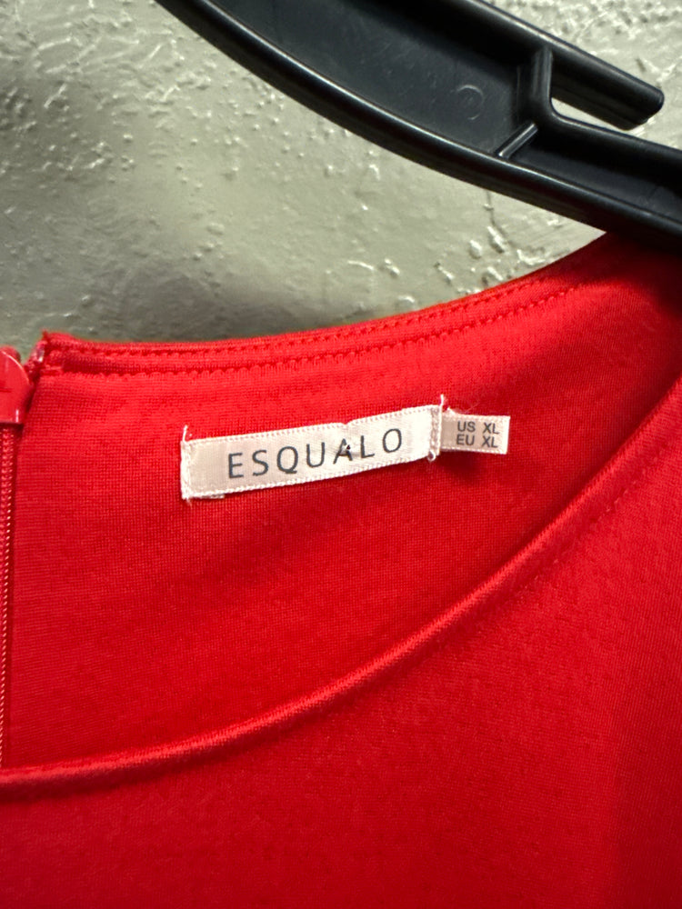 ESQUALO FLUTTER SLEEVE DRESS (org$119)