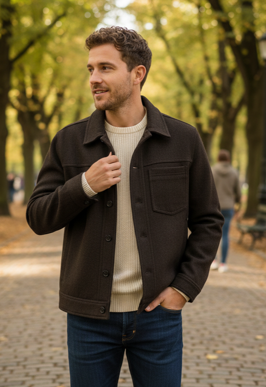 BANANA REPUBLIC WOOL TRUCKER JACKET