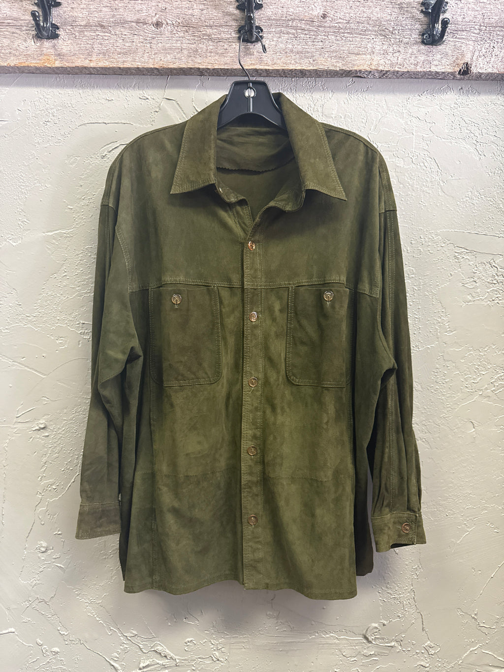 LUXURIOUS SUEDE OVERSHIRT