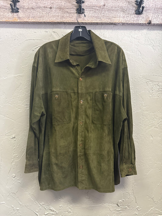 LUXURIOUS SUEDE OVERSHIRT