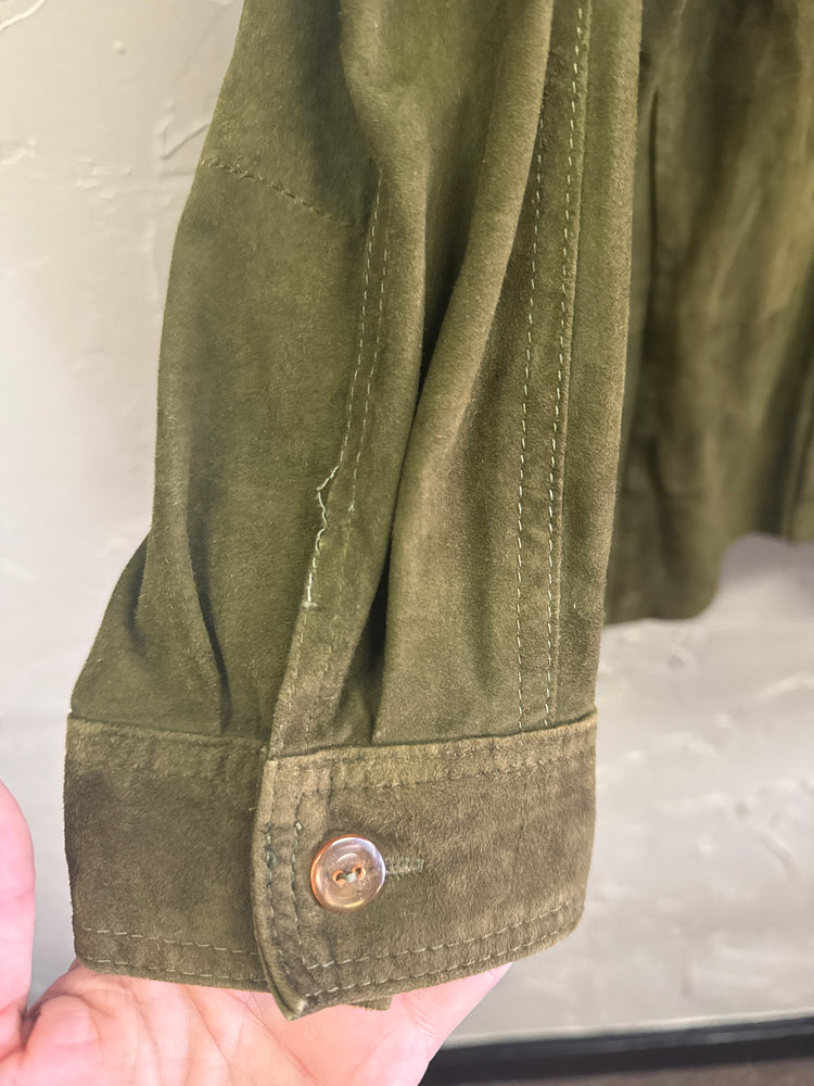 LUXURIOUS SUEDE OVERSHIRT