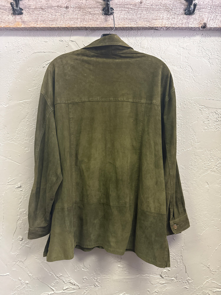 LUXURIOUS SUEDE OVERSHIRT