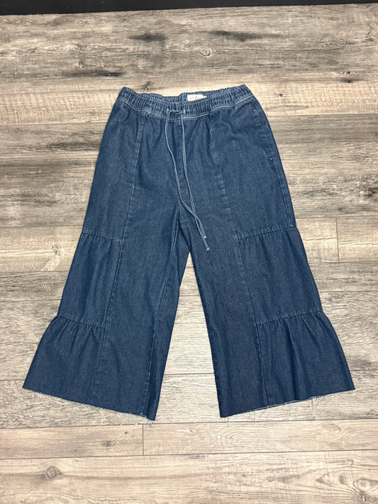 UMGEE WIDE LEG DENIM PANTS