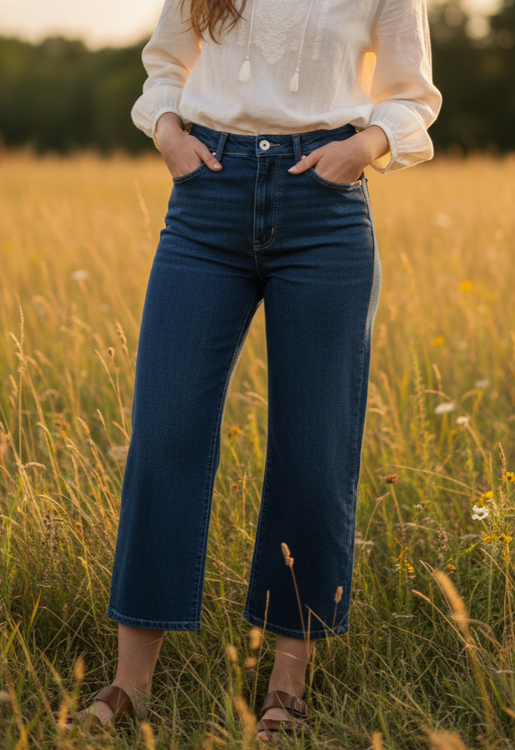 VERVET BUTTON UP MOM JEAN (org$85)