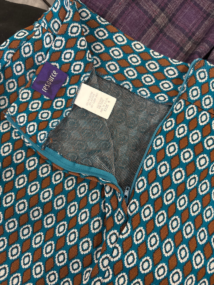 RESOURCE VTG FABRIC MINI SKIRT