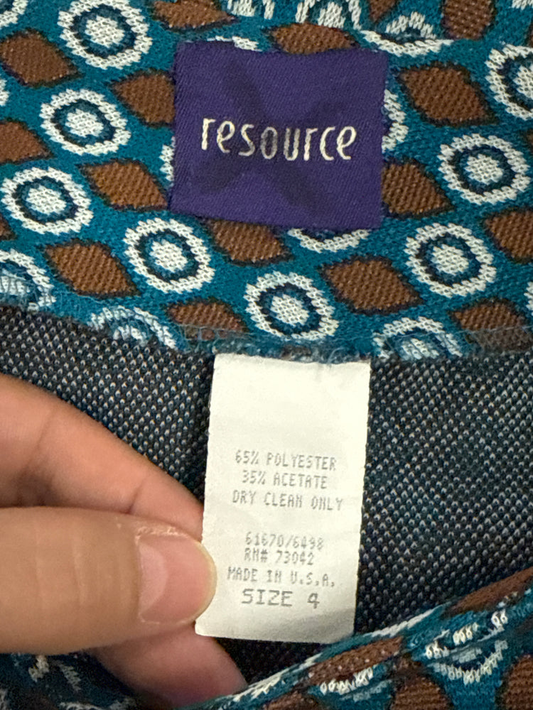RESOURCE VTG FABRIC MINI SKIRT