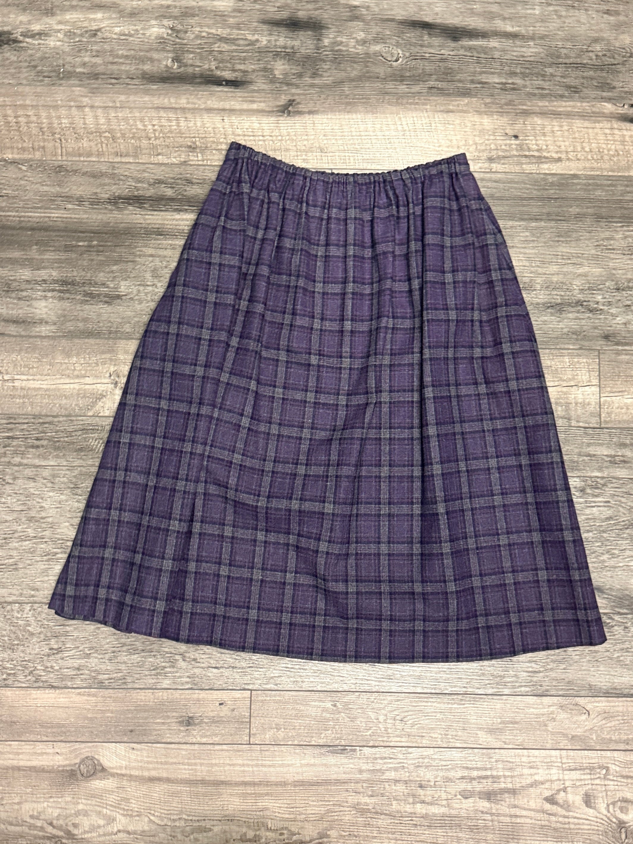 HANDMADE VTG FABRIC SKIRT