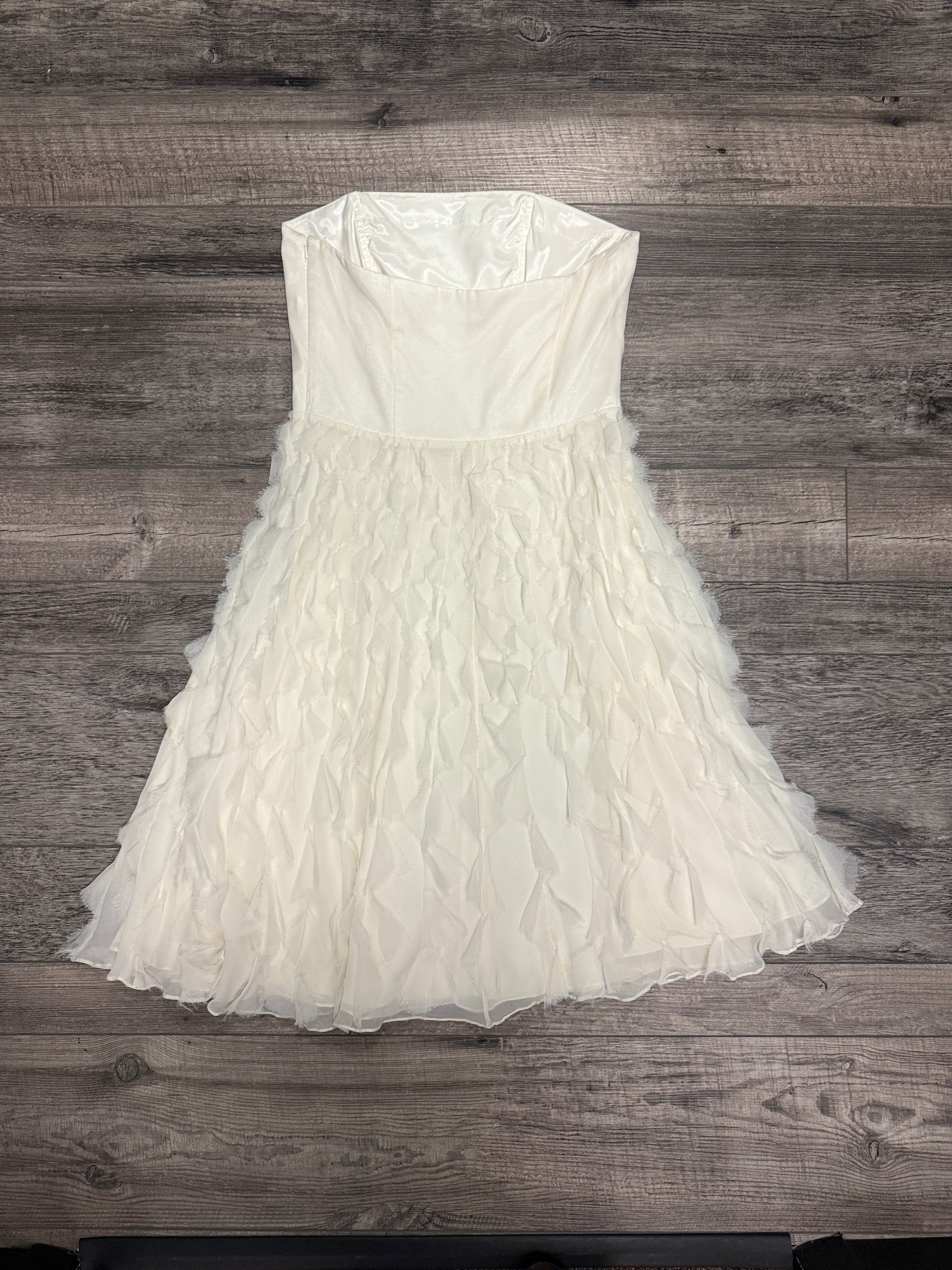 WHBM STRAPLESS SILK DRESS (org$275)