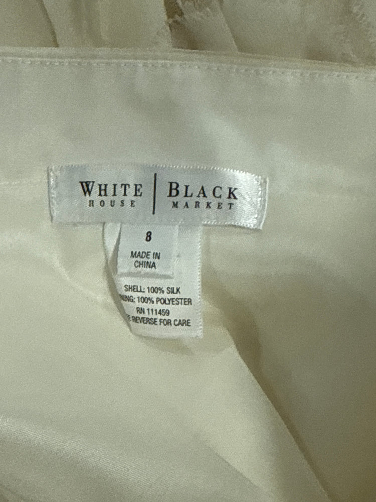 WHBM STRAPLESS SILK DRESS (org$275)