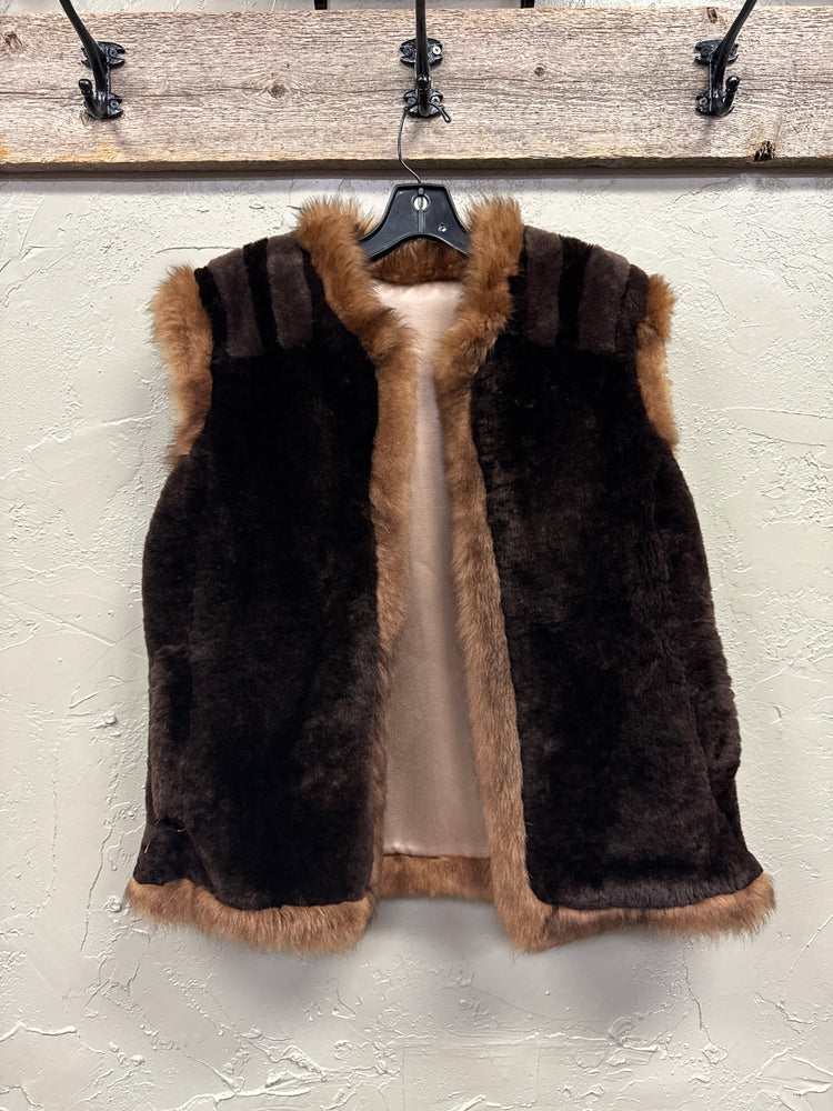 VTG SHEARLING VEST