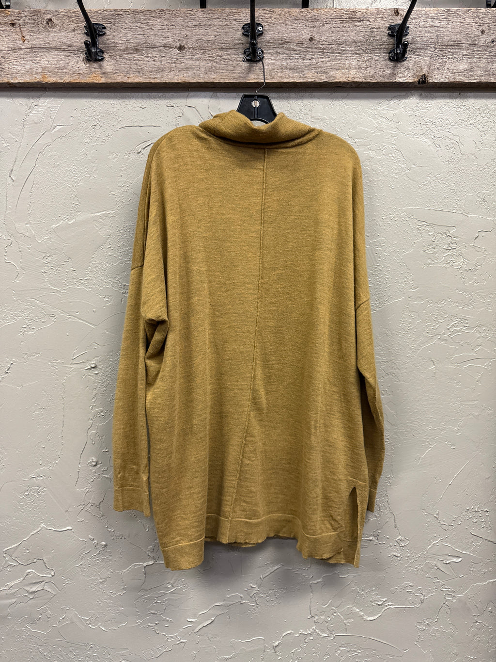 EF BOXY T-NECK WOOL SWEATER (org$228)