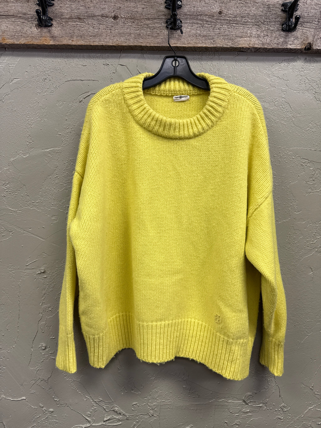 Tory Burch Relaxed Crewneck Sweater (org$379)