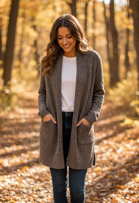 WHITE+WARREN CASHMERE CARDIGAN (org$315)