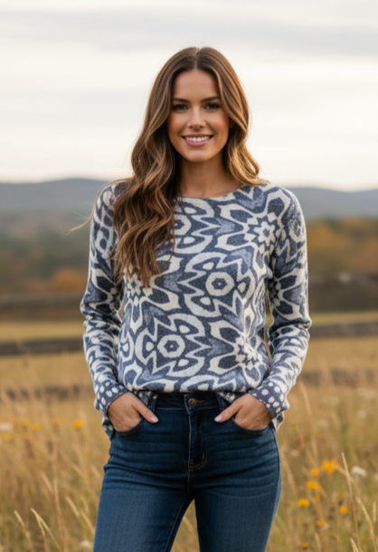 LEO & UGO CREW NECK SWEATER (org$225)