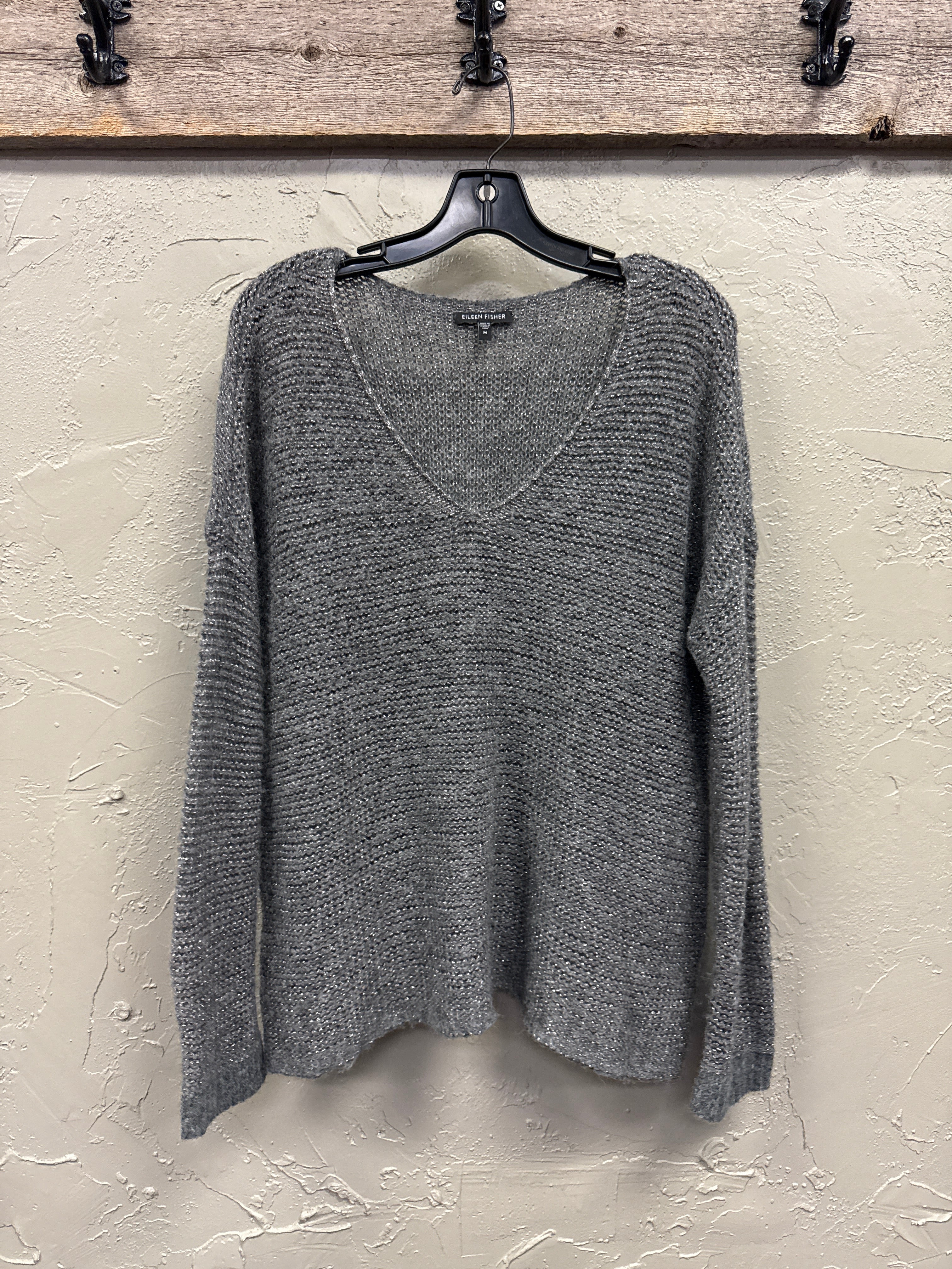 EILEEN FISHER METALLIC SWEATER (org$258)