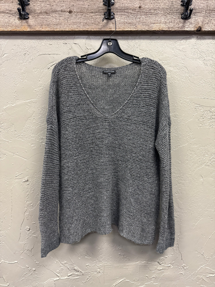 EILEEN FISHER METALLIC SWEATER (org$258)