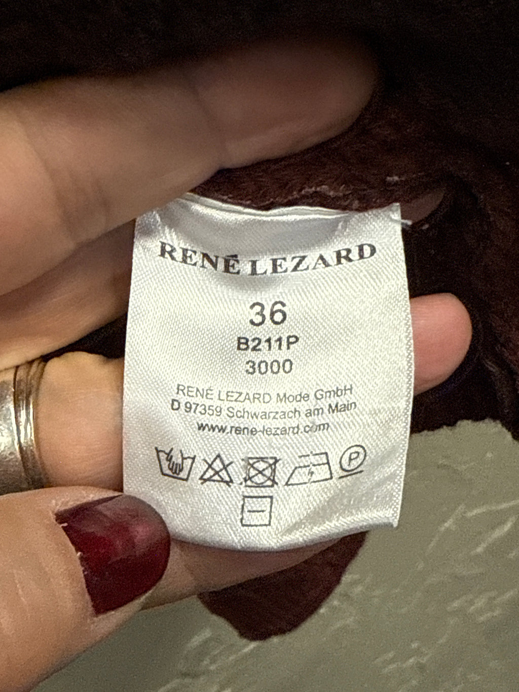 RENE LEZARD COATED WOOL CARDIGAN