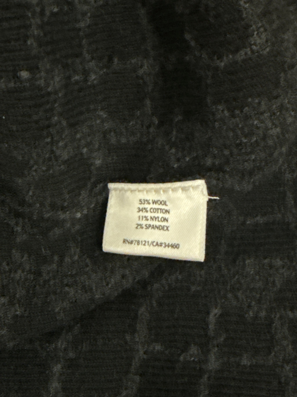 *EF COBBLESTONE WOOL MINI SKIRT