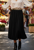 NWT Mystree Velvet Midi Skirt