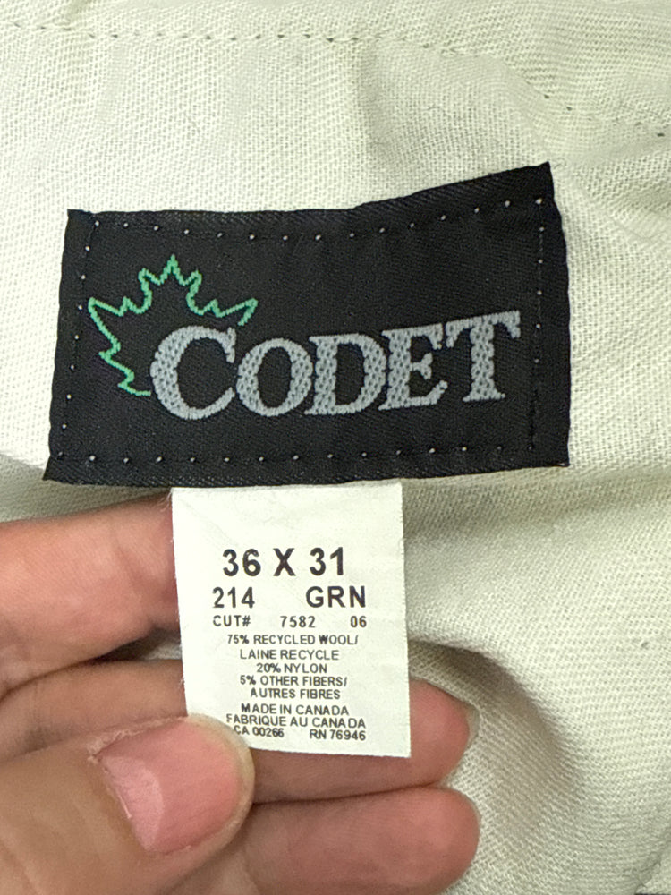 CODET WOOL BLEND PANTS