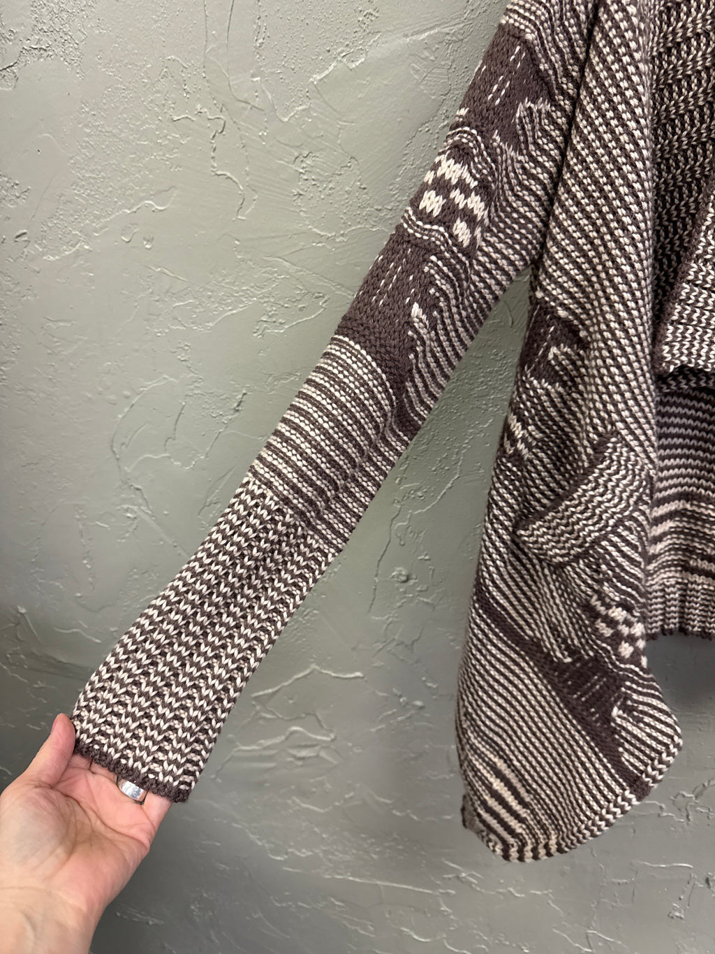 NWT LOVE STITCH OPEN CARDI