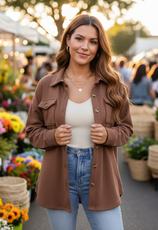 NINEXIS SOFT WARM SHACKET