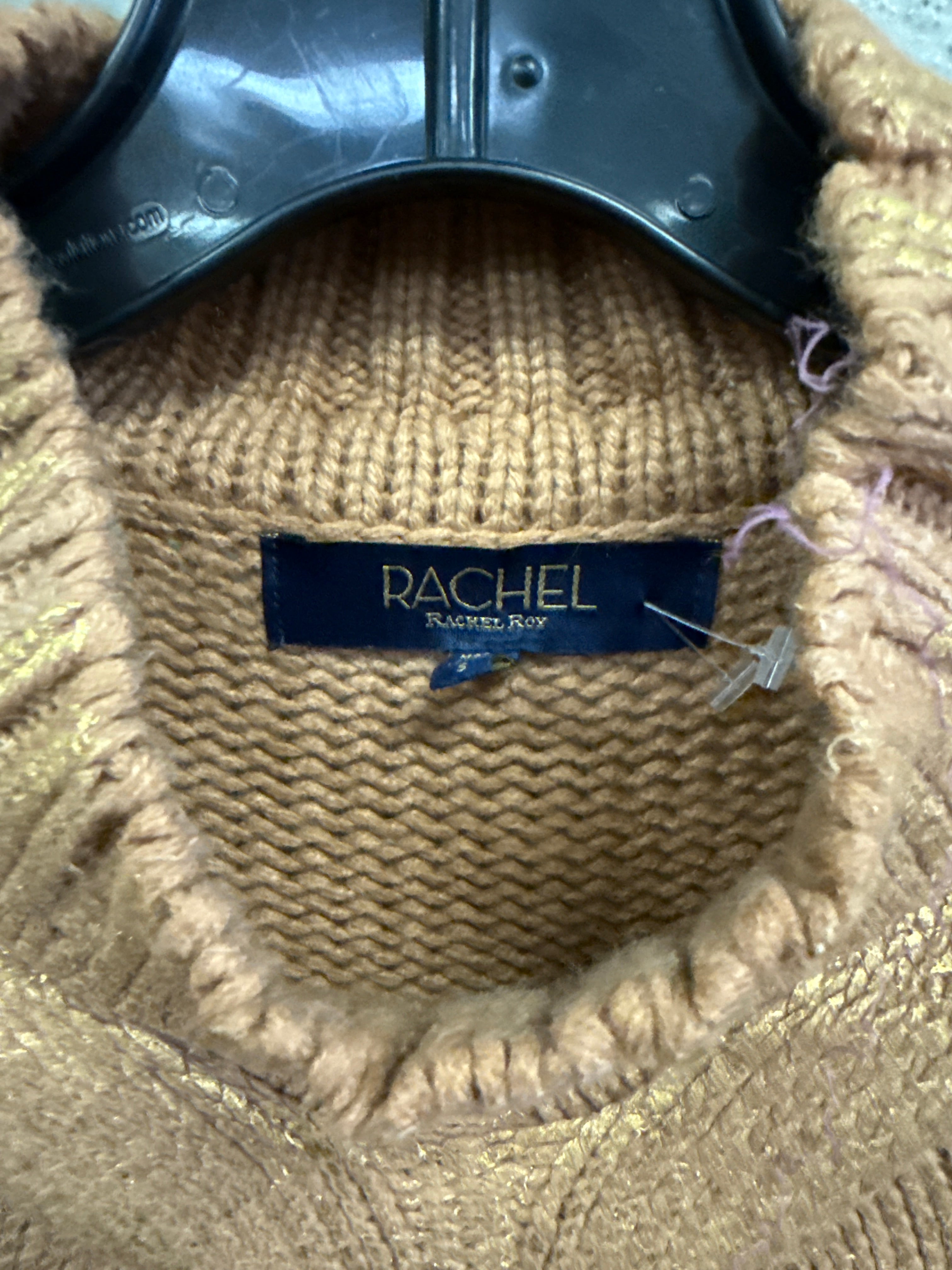 *RACHEL ROY METALLIC KNIT SWEATER