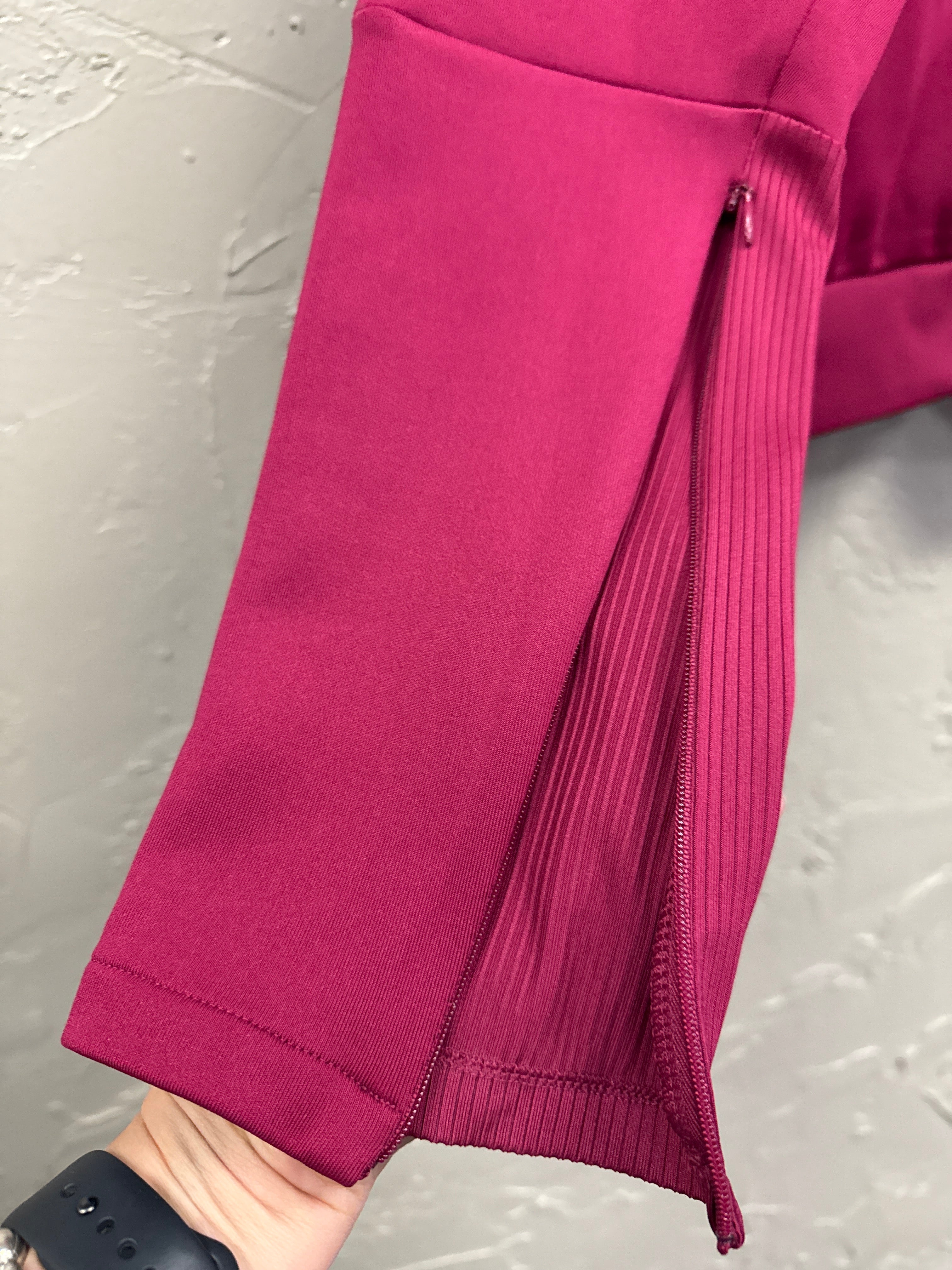 ADIDAS CROP FULL ZIP JACKET