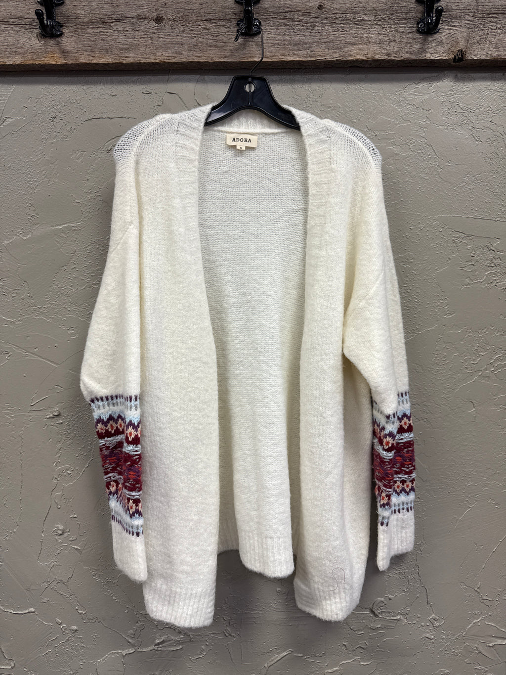 ADORA SLEEVE DETAIL OPEN CARDIGAN