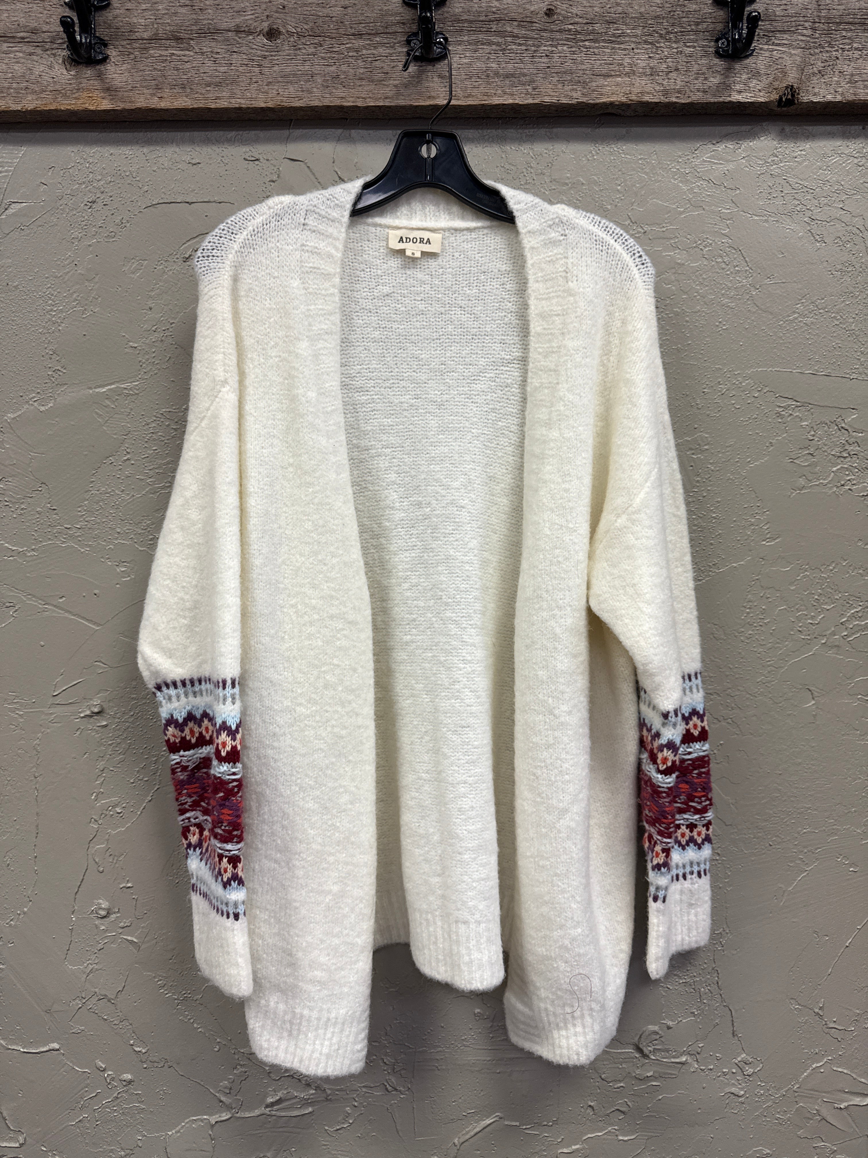 ADORA SLEEVE DETAIL OPEN CARDIGAN