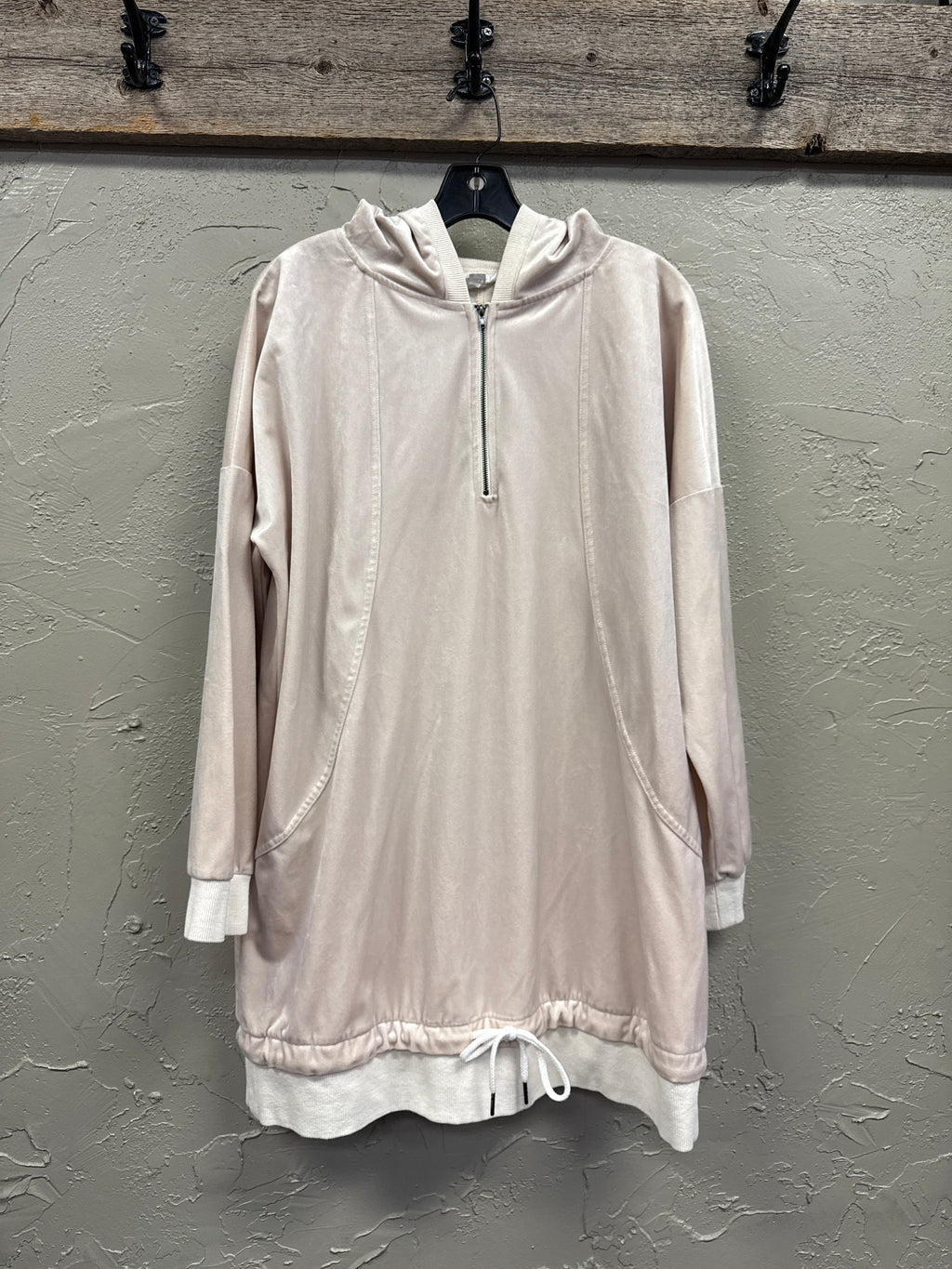 LOVERICH VELOUR HOODED TUNIC