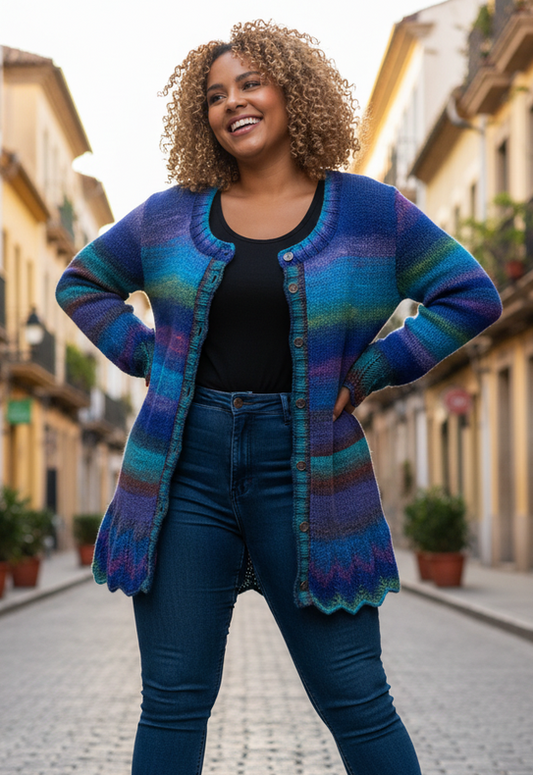 HAND KNIT CARDIGAN