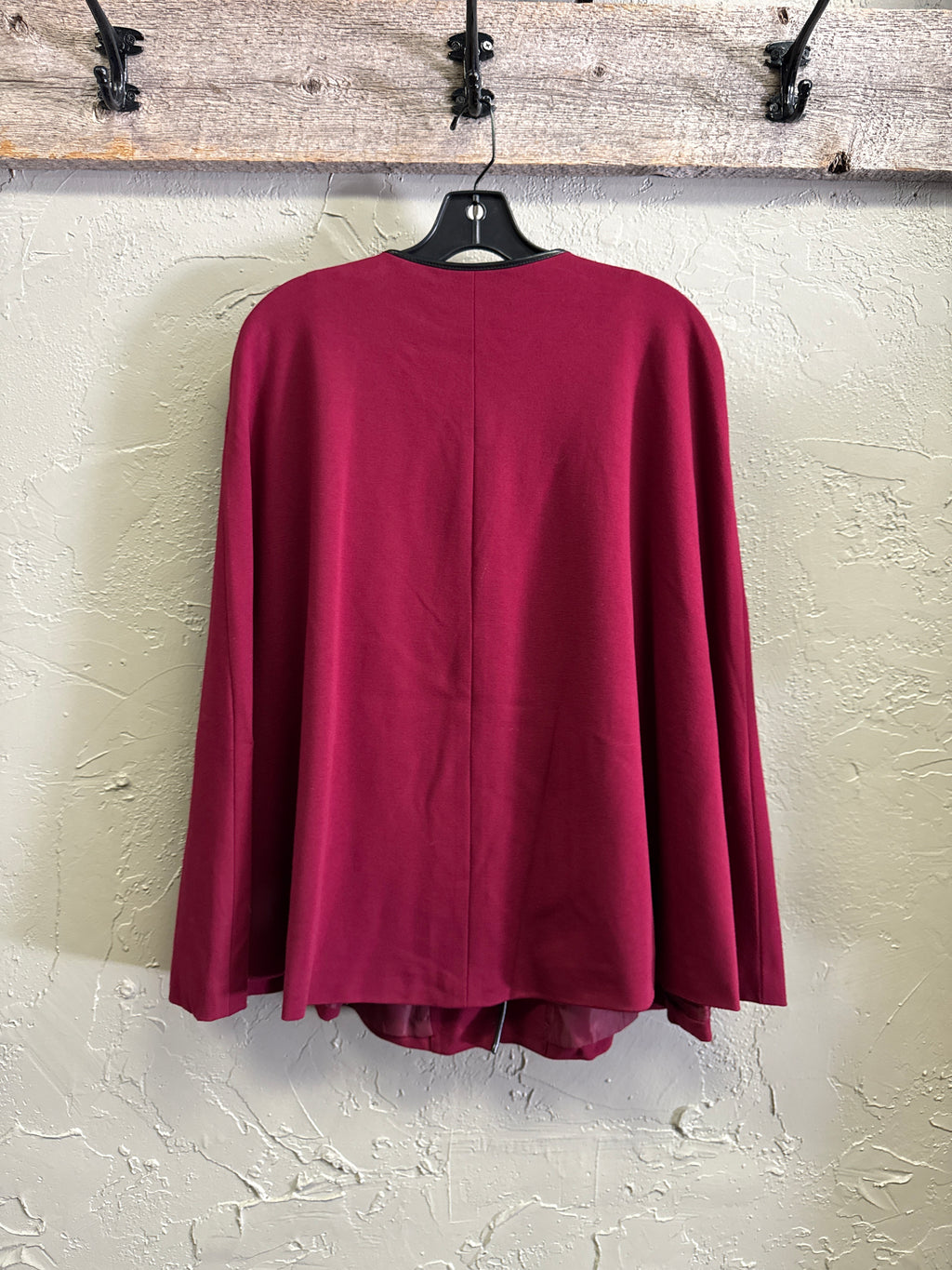 Nine West Faux-Leather Trim Cape (org$139)