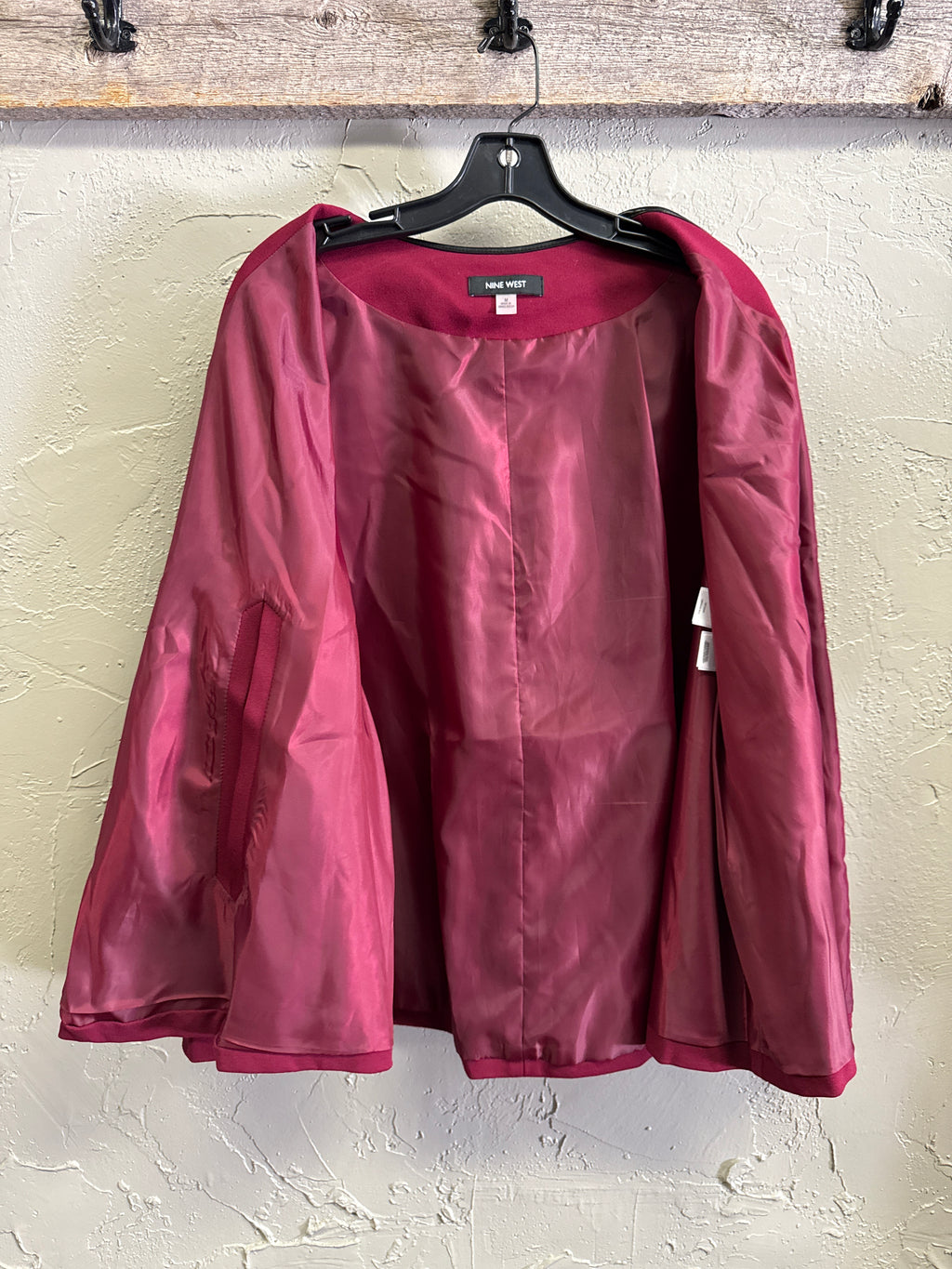 Nine West Faux-Leather Trim Cape (org$139)