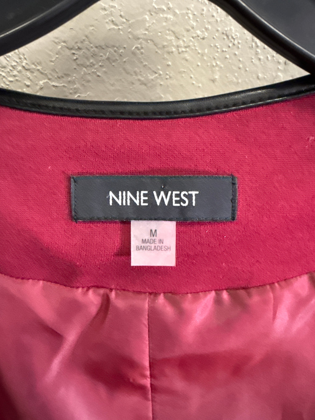 Nine West Faux-Leather Trim Cape (org$139)