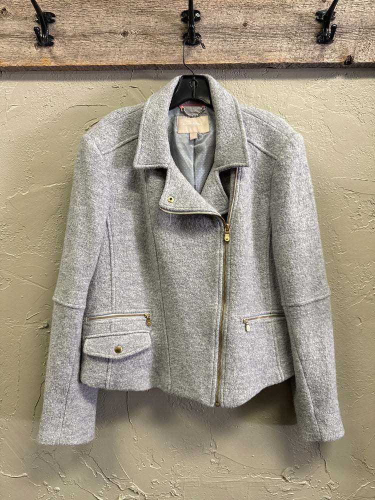 BR BOILED WOOL MOTO JACKET (org$150)