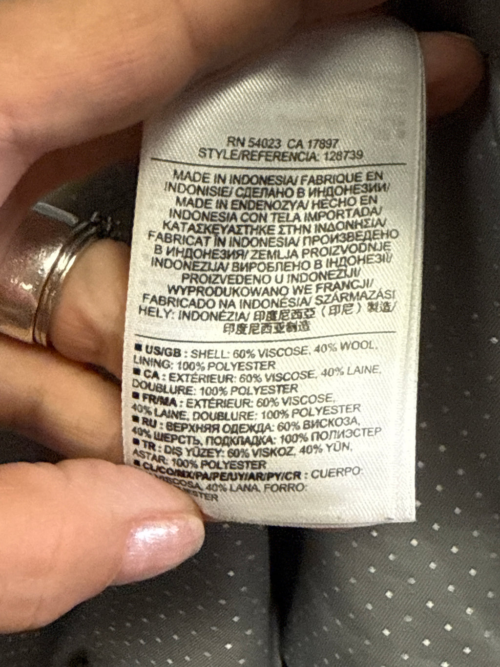 Banana Republic Wool Moto (org$150)