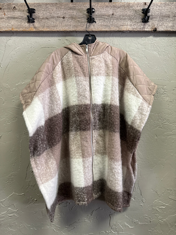 HOODED PONCHO