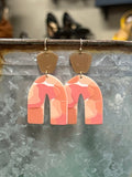 CORAL ARCH EARRINGS