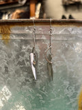 METAL DANGLE EARRINGS