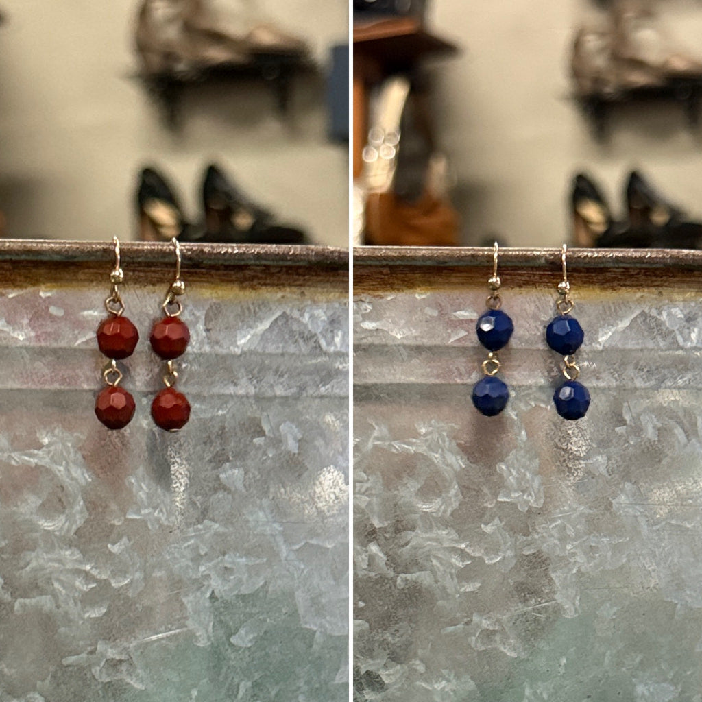 NWOT 2 BEAD EARRINGS