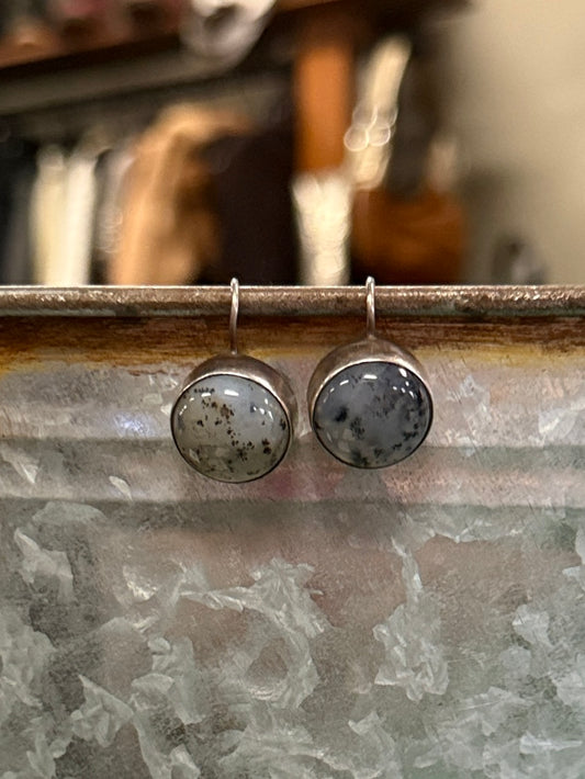 MOSS AGATE EARRINGS
