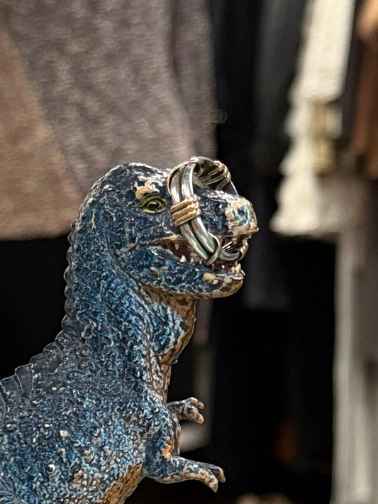 TWO TONE METAL RING