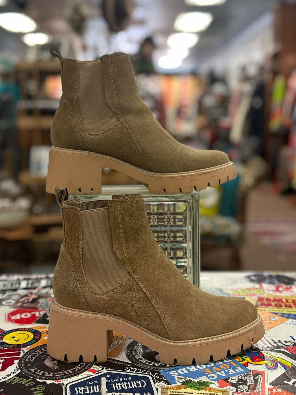 DOLCE VITA SUEDE ANKLE BOOTS