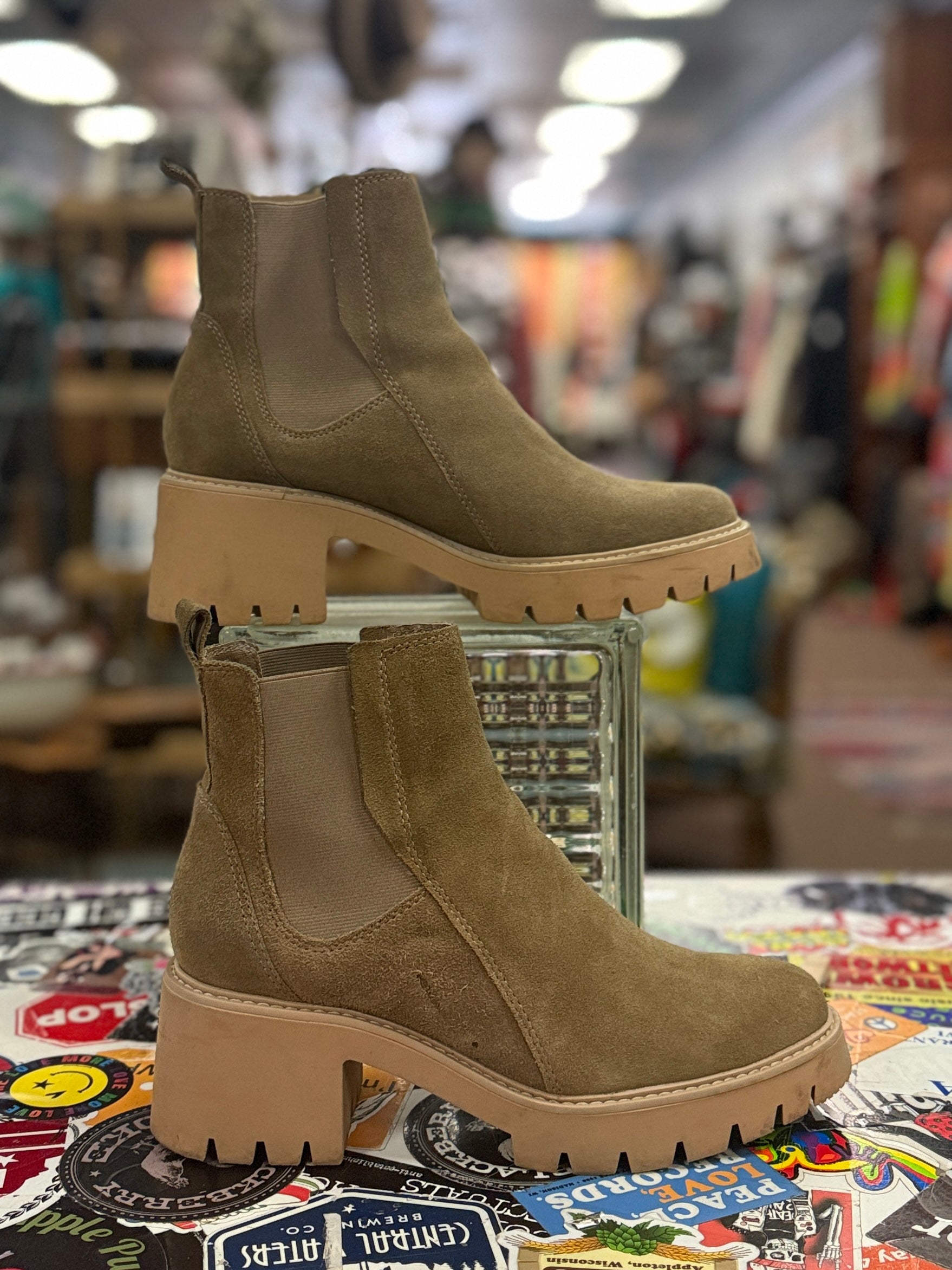 DOLCE VITA SUEDE ANKLE BOOTS