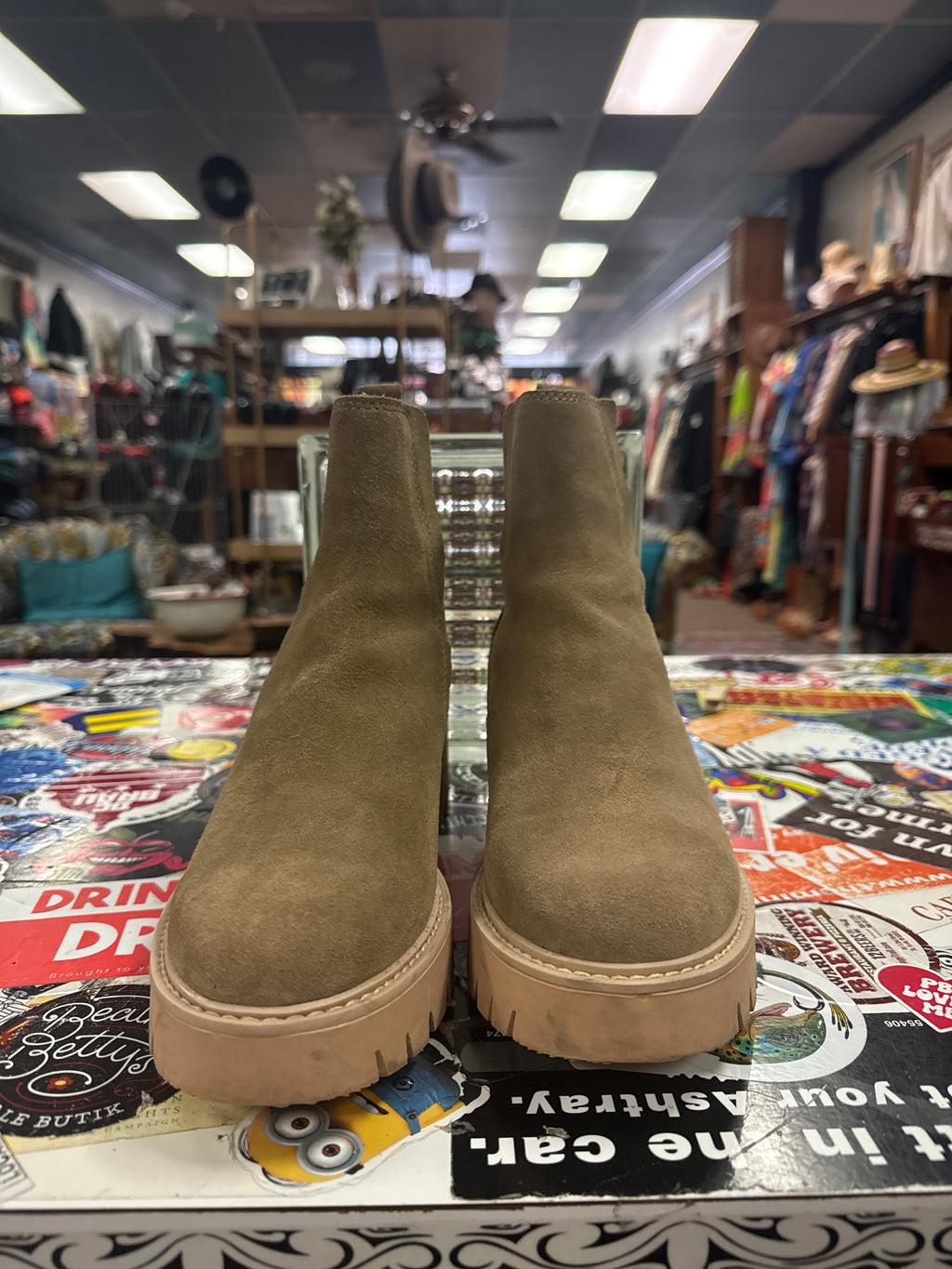 DOLCE VITA SUEDE ANKLE BOOTS